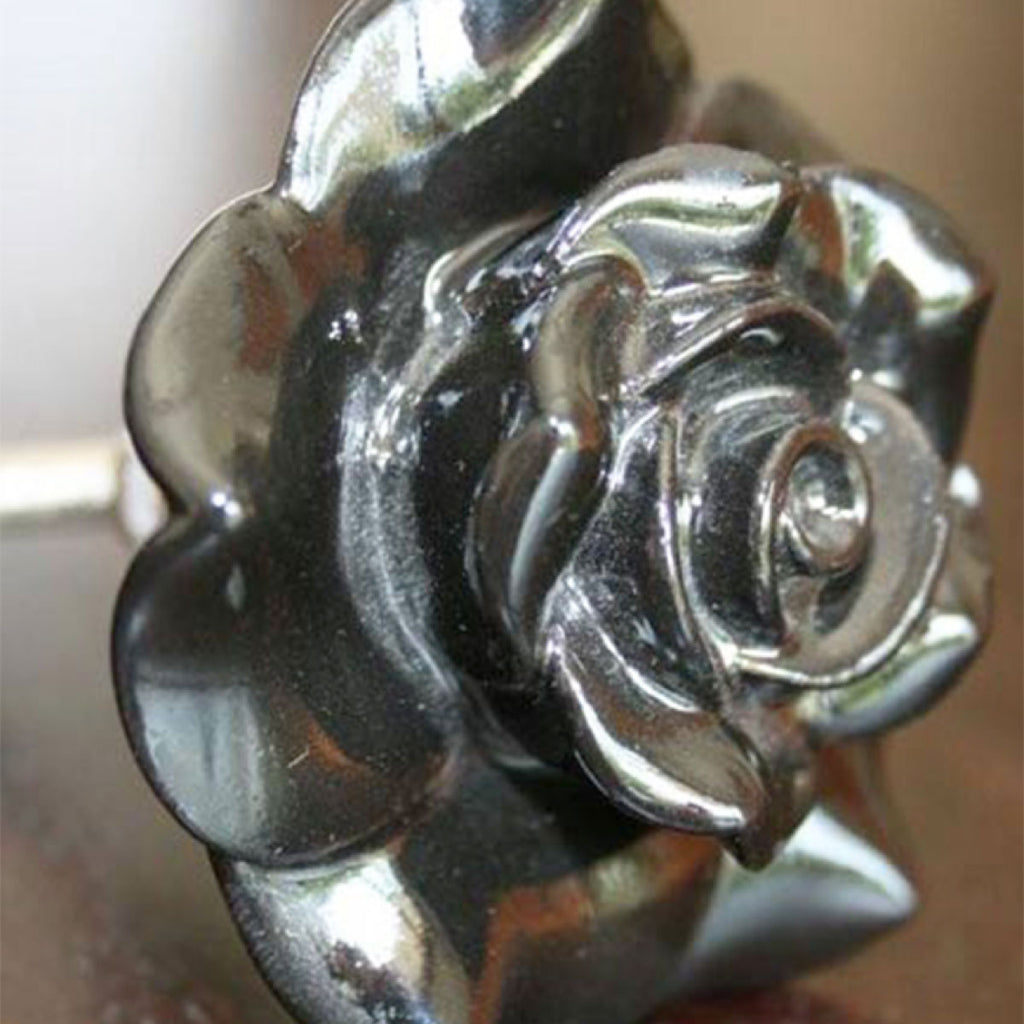 Door Knob Ceramic Rose Black - INSIDE, INSIDE Hong Kong