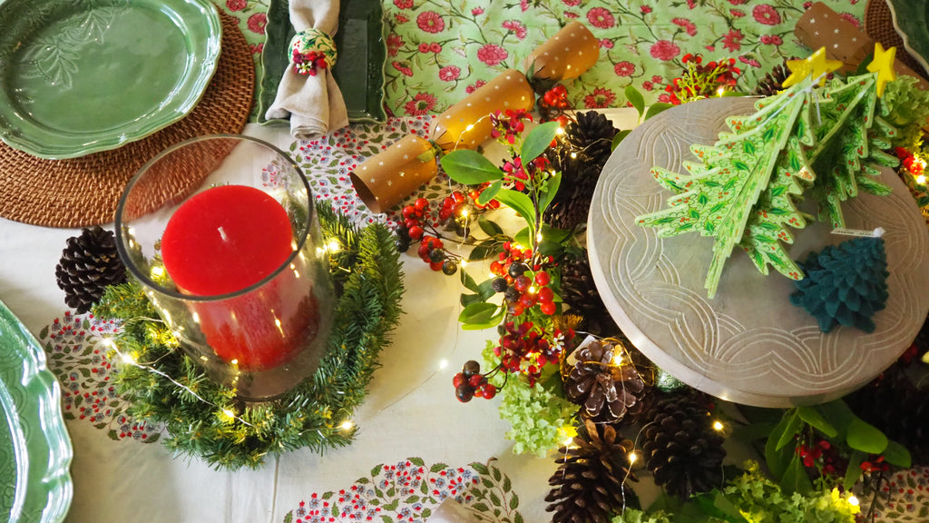 Christmas table setting ideas